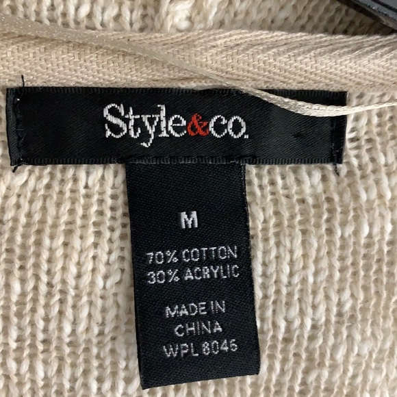 Style &Company Company Tan Cardigan - Picture 5 of 6